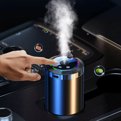 Car Aromatherapy Diffuser Air Humidifier 5Mode Car Humidifier Atomizer Car Deodorizer Air Freshener Home Office Bedroom Purifier